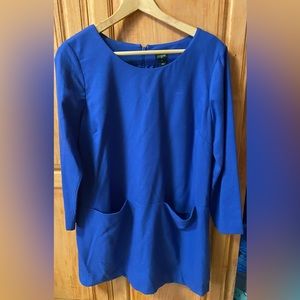 J. Crew blue casual dress